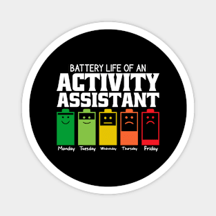 Battery Life Of An Activity Assistant Magnet